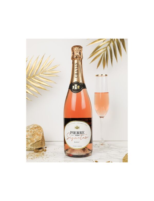 Pierre Zéro Signature - Premium Non-alcoholic Sparkling Rose 75cl - Image 4