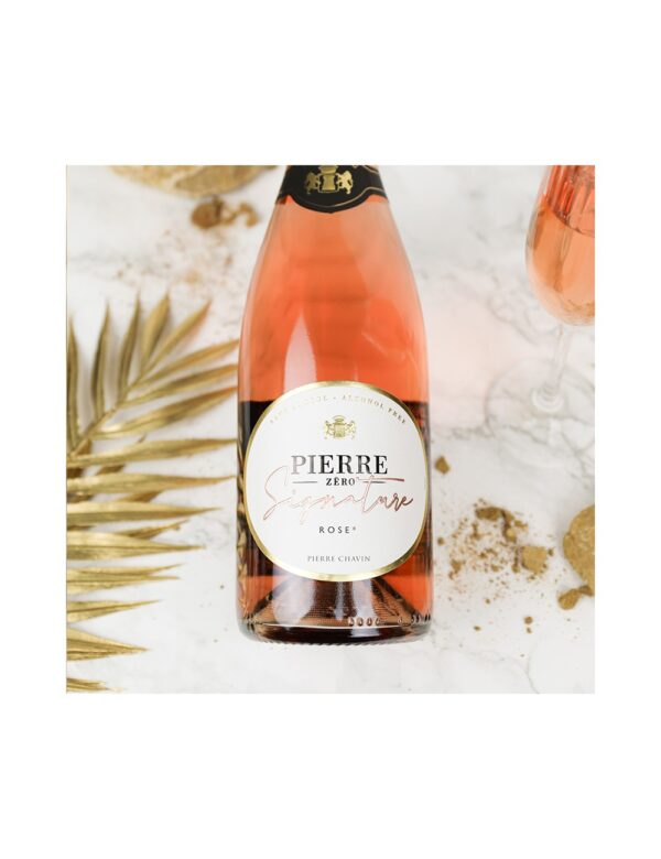 Pierre Zéro Signature - Premium Non-alcoholic Sparkling Rose 75cl - Image 3
