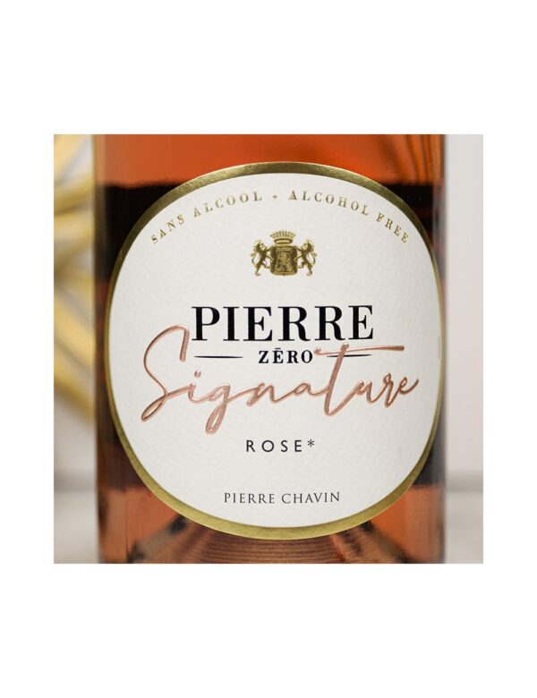 Pierre Zéro Signature - Premium Non-alcoholic Sparkling Rose 75cl - Image 2