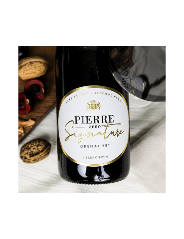 Pierre Zéro Signature Premium Non-alcoholic Grenache 75cl Безалкохолно червено вино - Image 3