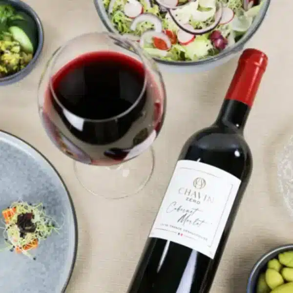 NEW!! CHAVIN ZERO Cabernet & Merlot - Vin De France Non-alcoholic - 750ml - Image 4